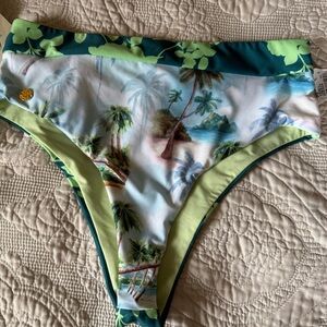 NWT Leonisa European High Cut Bikini Bottom, MSRP $69, M